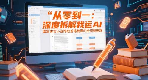 从零到一:深度拆解我运用AI撰写爽文小说挣取首笔稿费的全流程思路-靠谱项目库
