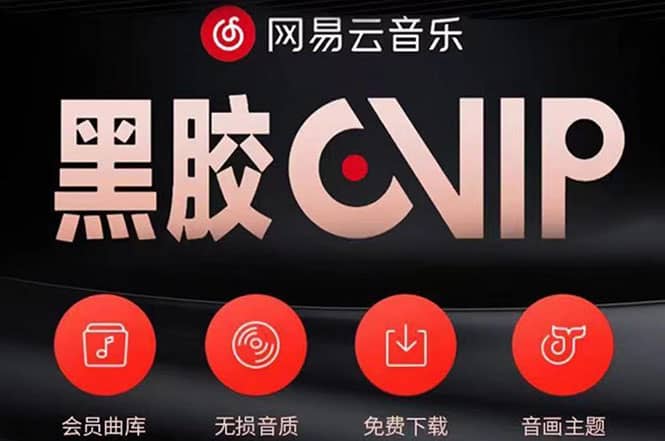 网易云撸黑胶年卡及变现方法，收益可无限放大-靠谱项目库