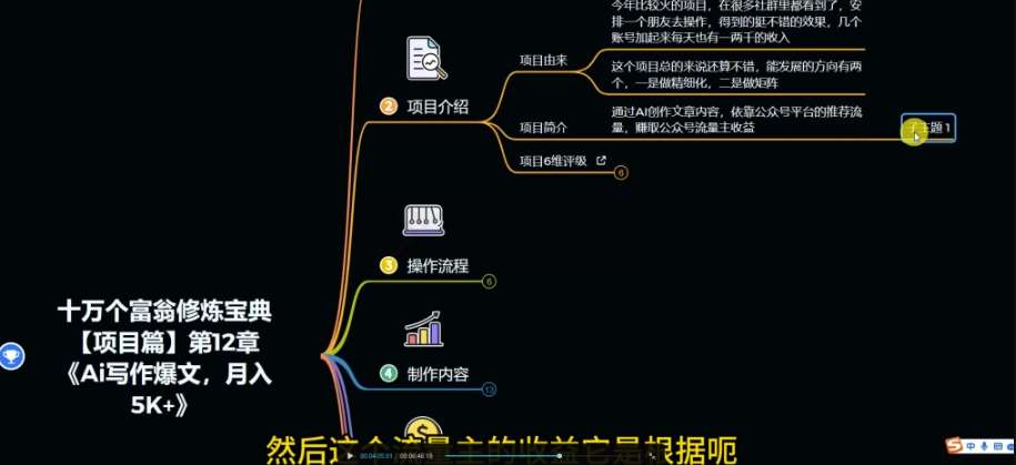 图片[3]-十万个富翁修炼宝典之12.AI写作爆文，月入5k+-靠谱项目库