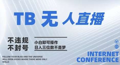 2025年淘宝无人直播带货10.0   全新技术，不违规，不封号，纯小白操作，日入几张【揭秘】-靠谱项目库