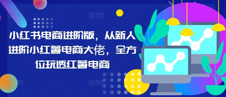 小红书电商进阶版，从新人进阶小红薯电商大佬，全方位玩透红薯电商-靠谱项目库