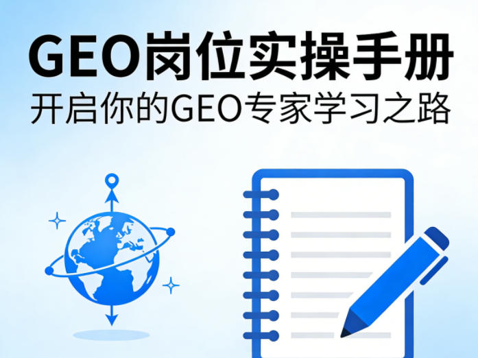 GEO岗位实操手册,开启你的GE0专家学习之路-靠谱项目库