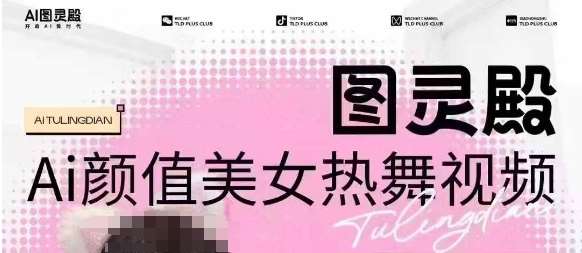 全网首发，原价988图灵殿AI颜值美女热舞视频，云端生图，轻松过原创-靠谱项目库