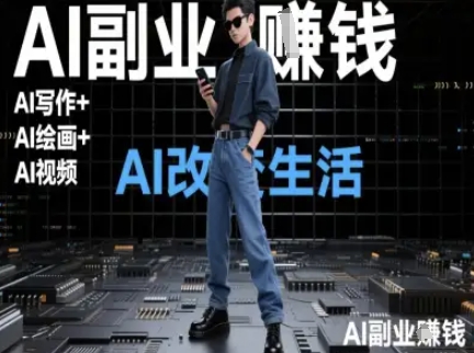 AI改变生活(Ai写作+AI绘画+Ai视频),AI副业挣钱-靠谱项目库