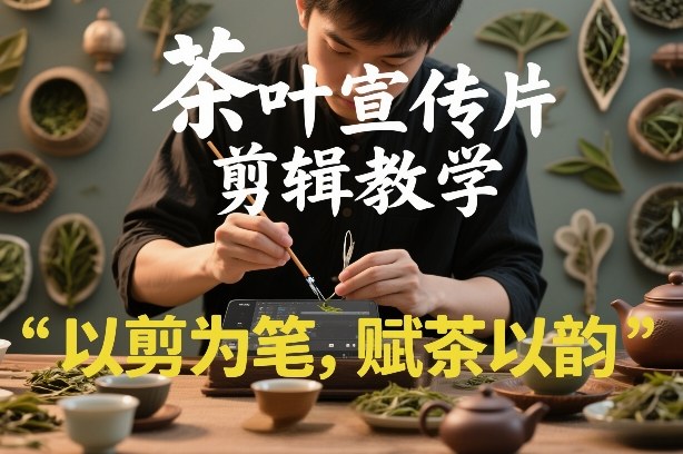 茶叶宣传片剪辑教学，以剪为笔，赋茶以韵，新手也能拍出高级感-靠谱项目库