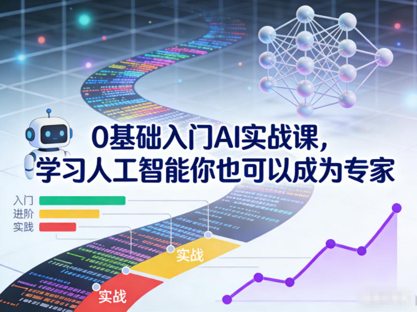 0基础入门AI实战课，学习人工智能你也可以成为专家-靠谱项目库