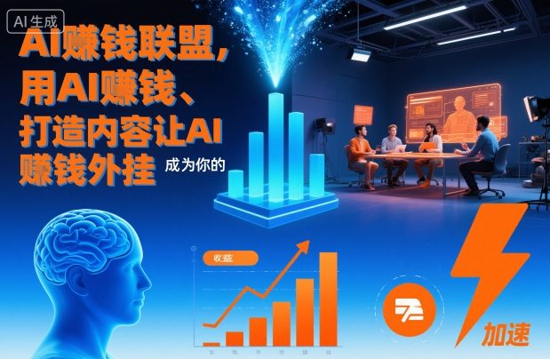 AI賺钱联盟，用AI賺钱、打造内容让AI成为你的賺钱外挂-靠谱项目库