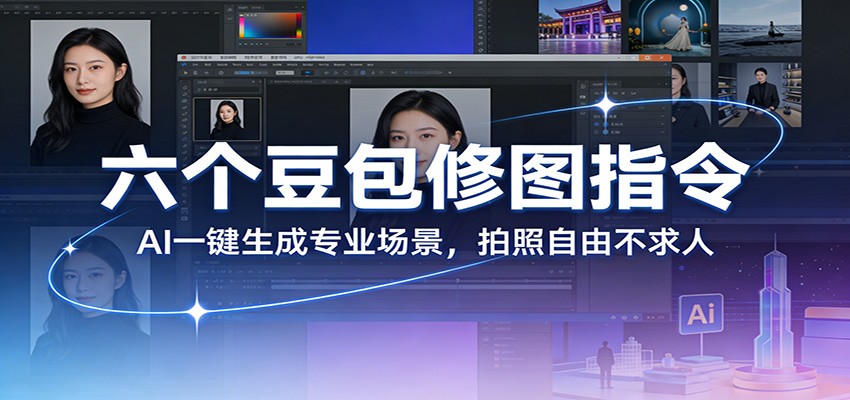 六个豆包修图指令:AI 一键生成专业场景,拍照自由不求人-靠谱项目库