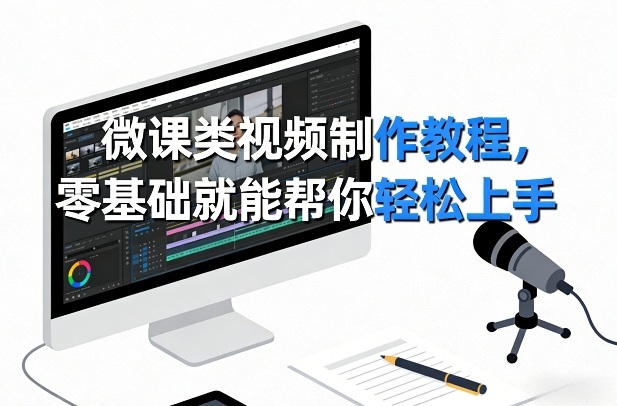 微课类视频制作教程，零基础就能帮你轻松上手-靠谱项目库