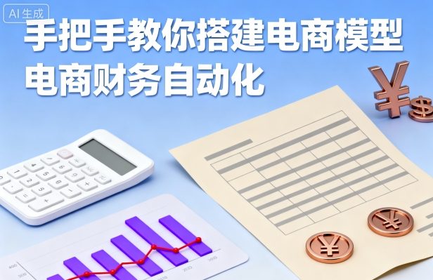手把手教你搭建电商模型-电商财务自动化-靠谱项目库
