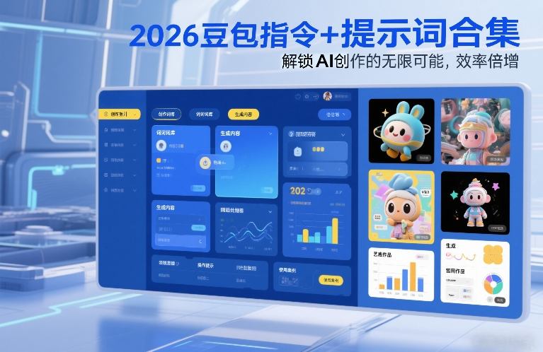 2026豆包指令+提示词合集，解锁AI创作的无限可能，效率倍增-靠谱项目库