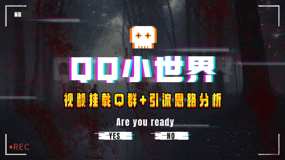 (8031期)【全网首发】QQ小世界_Q群挂载教程+引流思路分析-靠谱项目库