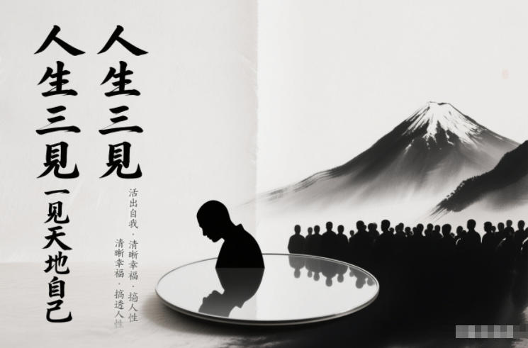 人生三见一见天地见众生见自己，活出自我拥有清晰幸福人生，搞透人性-靠谱项目库