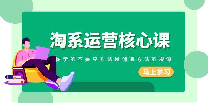 淘系-运营核心课,你学的不是只方法是创造方法的根源(190节课)-靠谱项目库