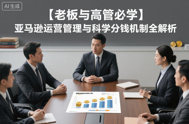 【老板与高管必学】亚马逊运营管理与科学分钱机制全解析-靠谱项目库