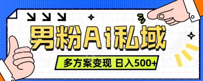 男粉项目，Ai图片转视频，多种方式变现，日入500+-靠谱项目库
