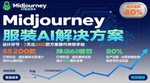 AI在服装领域的运用，使用midjourney做服装辅助企业降低成本-靠谱项目库