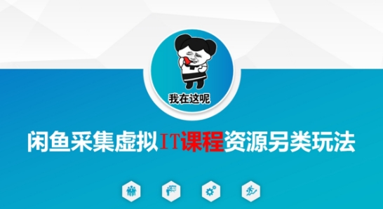 闲鱼采集虚拟IT课程资源另类玩法，干货满满-靠谱项目库