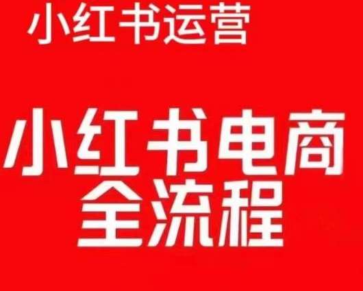红薯电商实操课,小红书电商全流程-靠谱项目库