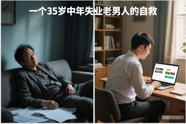 付费文章：一个35岁中年失业老男人的自救-靠谱项目库