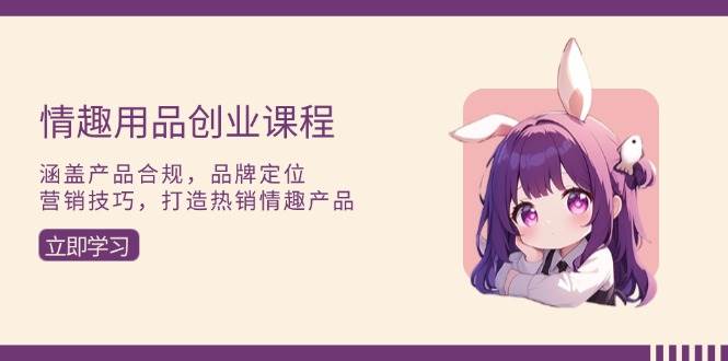 （13682期）情趣用品创业课程：涵盖产品合规，品牌定位，营销技巧，打造热销情趣产品-靠谱项目库