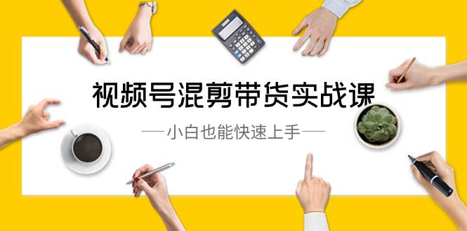 视频号-混剪带货实战课，小白也能快速上手（10节课）-靠谱项目库