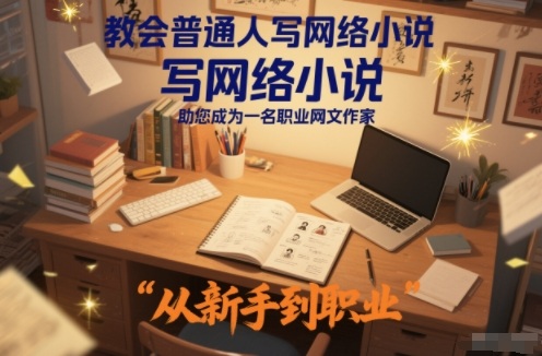 教会普通人写网络小说，助您成为一名职业网文作家-靠谱项目库