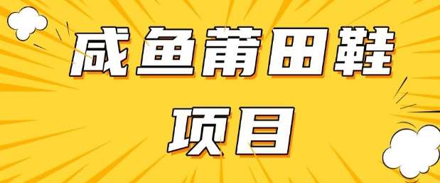 闲鱼高转化项目，手把手教你做，日入3张+(详细教程+货源)-靠谱项目库