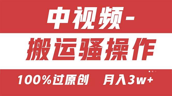 【中视频新思路】双重去重100%过原创，无脑搬运一键多渠道发布，一人可…-靠谱项目库