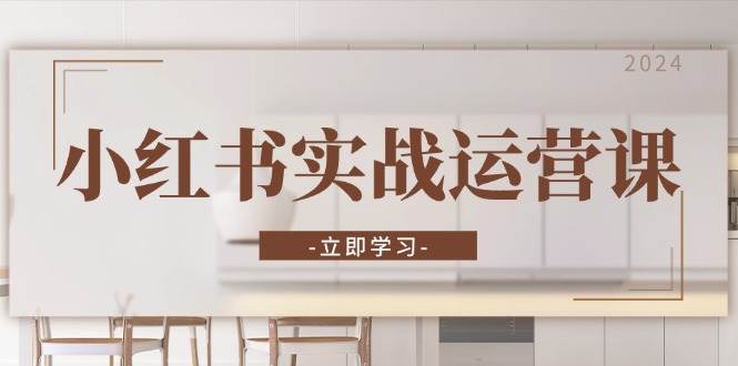 （13238期）小红书实战运营课：从开通店铺到直播话术，打造爆款笔记与高效直播-靠谱项目库