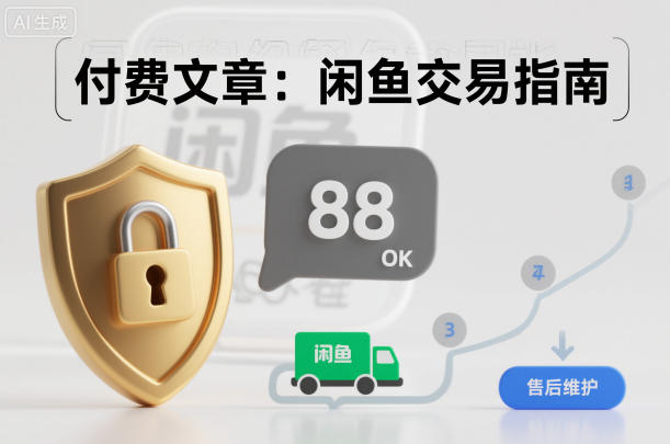 付费文章：闲鱼交易指南，怎么才能降低被坑被马扁的概率-靠谱项目库
