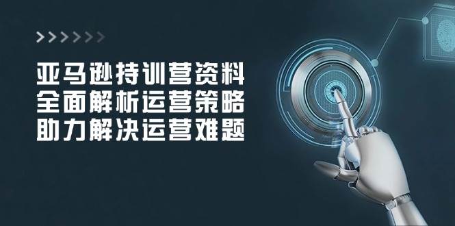 (14033期)亚马逊持训营资料,全面解析运营策略,助力解决运营难题-靠谱项目库