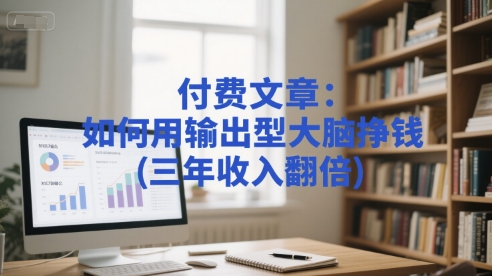 付费文章：如何用输出型大脑挣钱(三年收入翻倍)-靠谱项目库