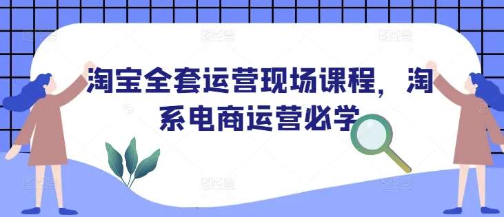 淘宝全套运营现场课程，淘系电商运营必学-靠谱项目库