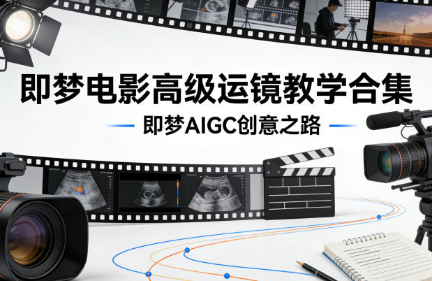 即梦电影高级运镜教学合集,即梦AIGC创意之路-靠谱项目库