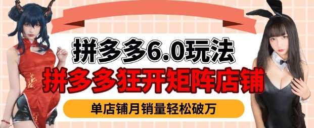 拼多多虚拟商品暴利6.0玩法，轻松实现月入过W-靠谱项目库