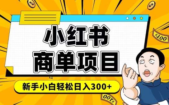 小红书千粉商单,稳定快速变现项目,实现月入6-8k并不是很难-靠谱项目库