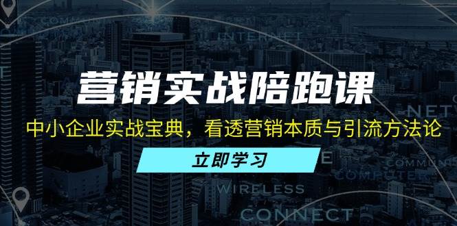 （13146期）营销实战陪跑课：中小企业实战宝典，看透营销本质与引流方法论-靠谱项目库