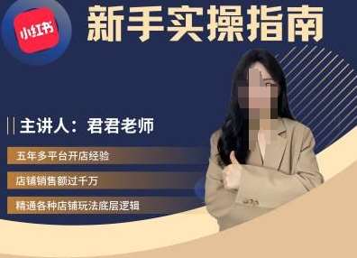 君君-小红书电商从入门到精通，新手实操指南-靠谱项目库