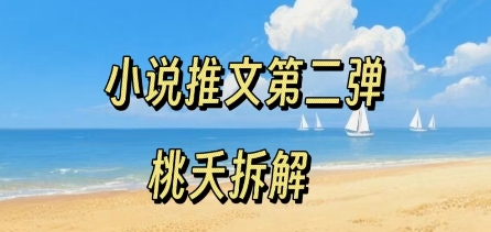 小说推文项目操作全流程第二弹，0粉就能做，门槛低非常适合新手-靠谱项目库