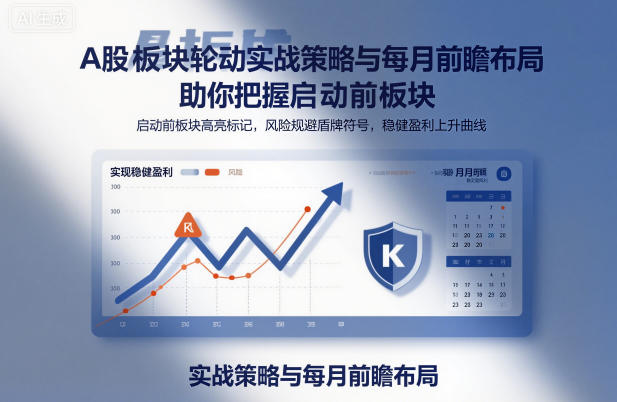 A股板块轮动实战策略与每月前瞻布局，助你把握启动前板块，规避风险，实现稳健盈利-靠谱项目库