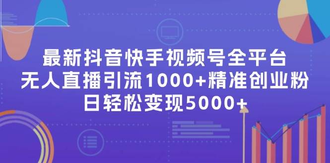 最新抖音快手视频号全平台无人直播引流1000+精准创业粉，日轻松变现5000+-靠谱项目库