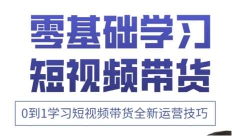 快手运营+高阶剪辑实战课，0到1学习短视频带货全新运营技巧-靠谱项目库