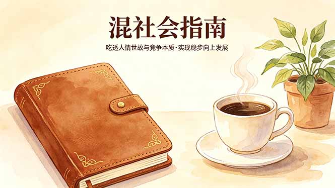 （18282期）付费文章：混社会指南，吃透人情世故与竞争本质，实现稳步向上发展-靠谱项目库