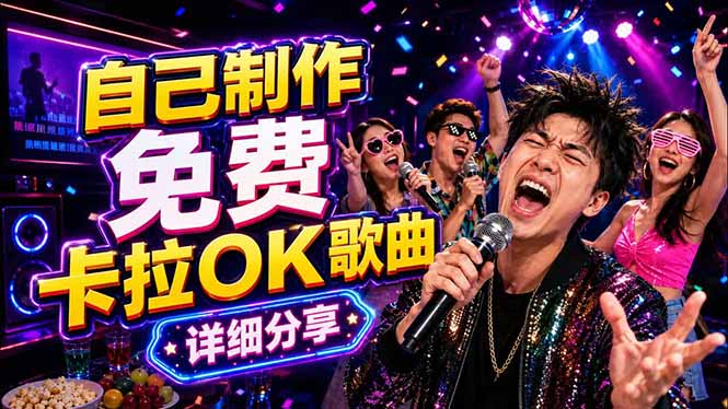（18610期）免费卡拉OK歌曲制作全攻略：音轨分离字幕制作，零基础快速做出专业K歌视频-靠谱项目库