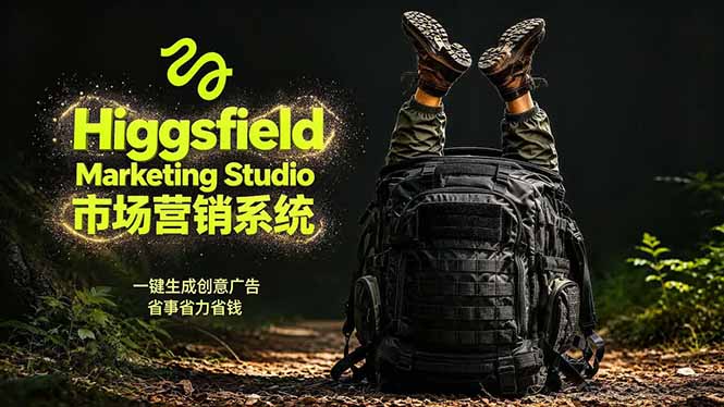 （18457期）AI广告工作流实战：从脚本到画面用Higgsfield完成，商家也能做品牌视频，省万元成本！附提示词-靠谱项目库