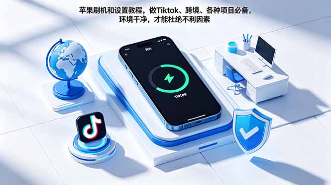 （18558期）苹果刷机和设置教程，做Tiktok、跨境、各种项目必备，环境干净，才能杜绝不利因素-靠谱项目库