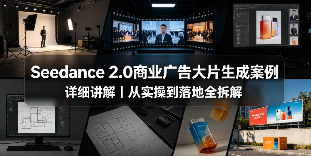 Seedance 2.0商业广告大片生成案例详细讲解｜从实操到落地全拆解-靠谱项目库