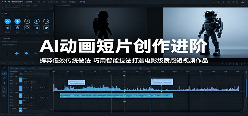 AI动画短片创作进阶:摒弃低效传统做法,巧用智能技法打造电影级质感短视频作品-靠谱项目库