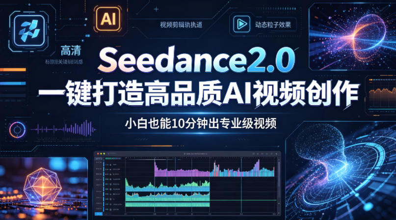 Seedance2.0一键打造高品质AI视频创作,小白也能10分钟出专业级视频-靠谱项目库
